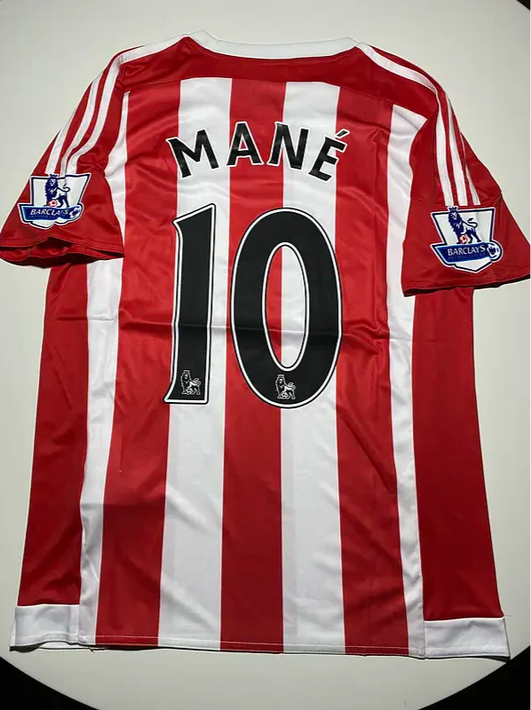 Sadio Mane Sounthamption 2015 2016 Season Retro Jersey Soccer Shirt