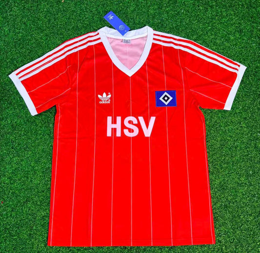 Hamburger SV 1982/83 Red Retro Football Jersey