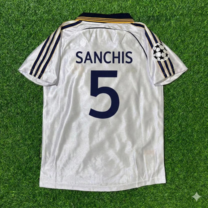 Manolo Sanchís 5 - Real Madrid 1998/2000 Retro Football Jersey