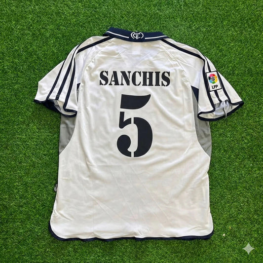 Manolo Sanchís 5 - Real Madrid 2000 Retro-Fußballtrikot