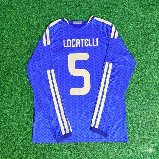 Manuel Locatteli 5- Italy 2026 World Cup Long Sleeve Football Jersey