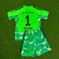 Manuel Neuer FC Bayern München Grünes Torwarttrikot Set