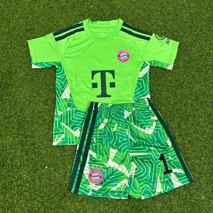 Manuel Neuer FC Bayern München Grünes Torwarttrikot Set