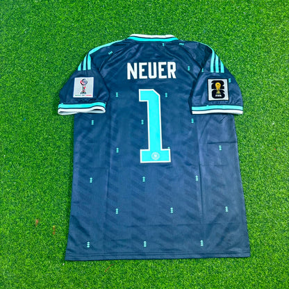 Manuel Neuer Deutschland 2026 WM Torwart Trikot Blau