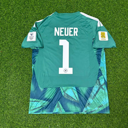 Maillot de football Manuel Neuer Allemagne 2026 - Gardien de but - Patch Héritage