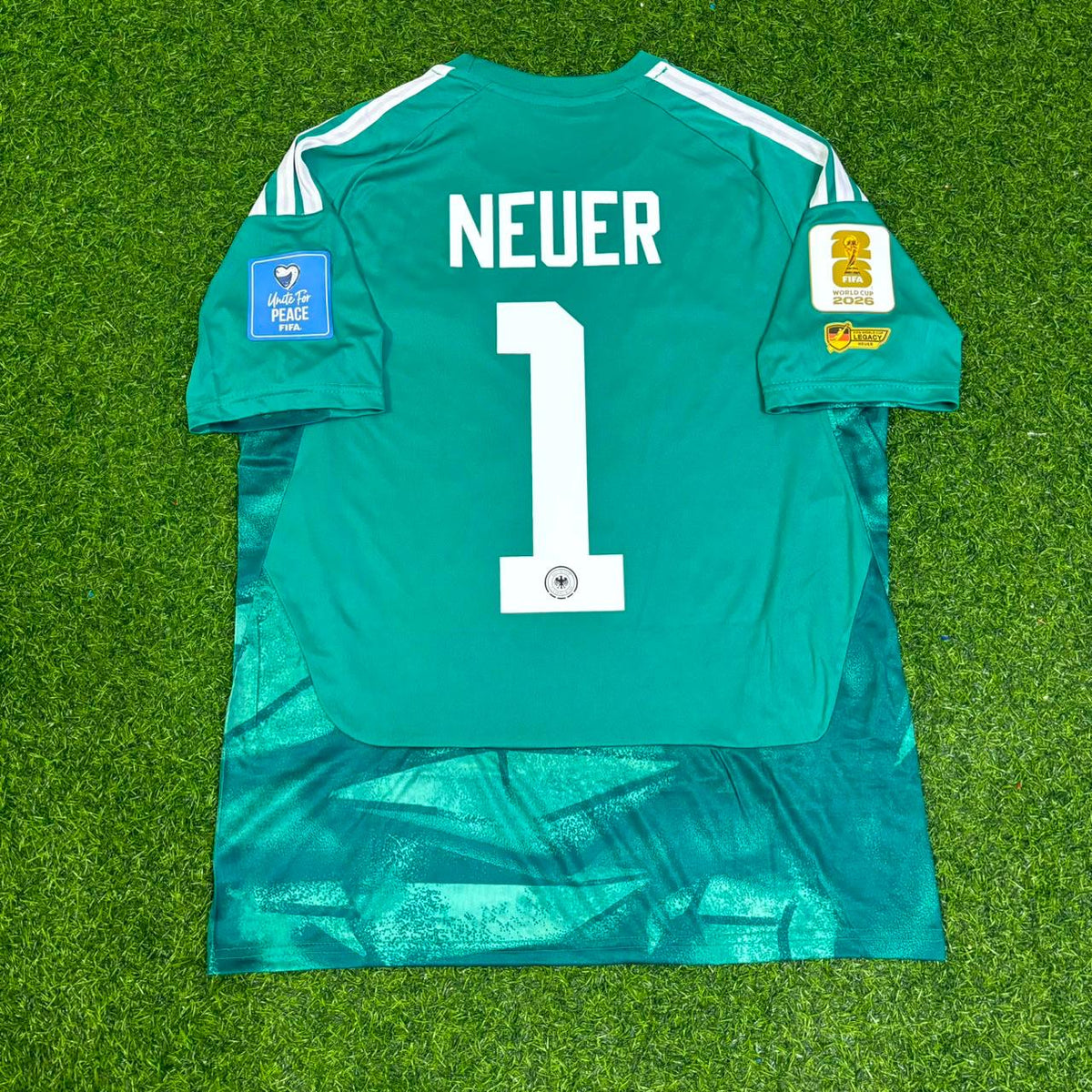 Maillot de football Manuel Neuer Allemagne 2026 - Gardien de but - Patch Héritage