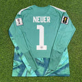 Maillot de football à manches longues de gardien de but Manuel Neuer Allemagne Coupe du Monde 2026