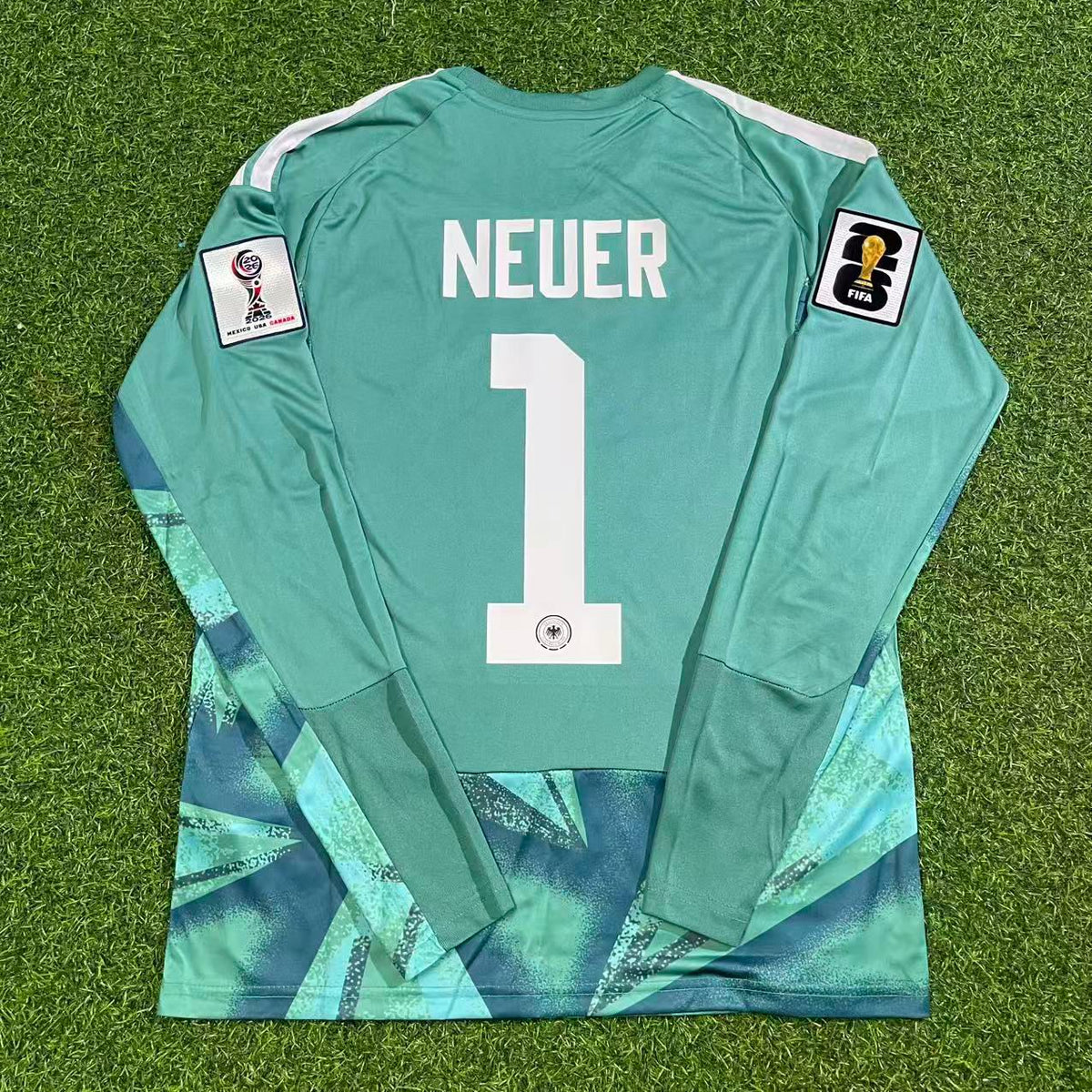 Manuel Neuer Germany 2026 World Cup Goalkeeper Long Sleeve Football Jersey