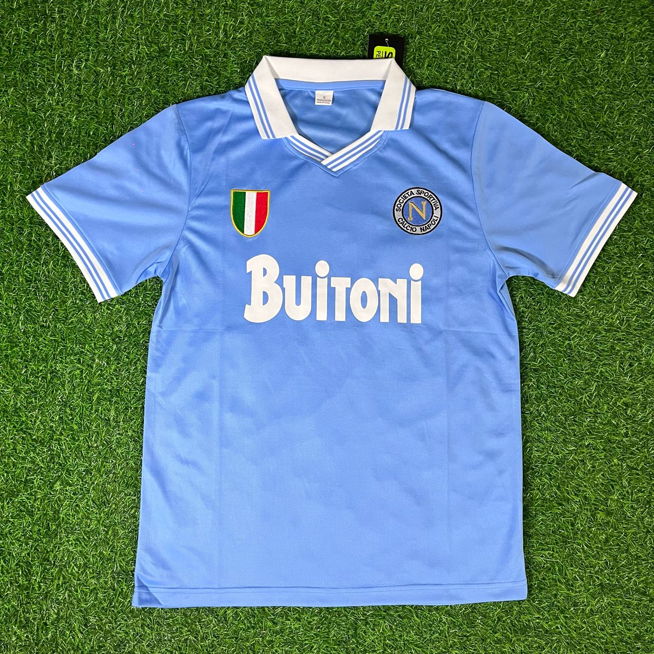 Diego Armando Maradona 10 – Neapel 1986 1987 Retro-Fußballtrikot Trikot Maillot Maglia