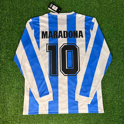 Diego Armando Maradona 1986 Argentinien Retro-Trikot Fußballtrikot