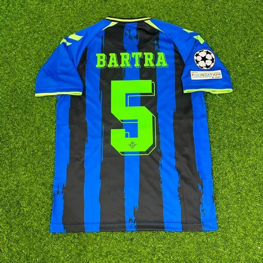 Marc Bartra #5 Real Betis 2027 Third New Season Champions League Patch Football Jersey Trikot Maillot
