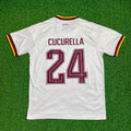 Marc Cucurella #24 Spanien Zwei Sterne 2026 WM-Champions Auswärtstrikot