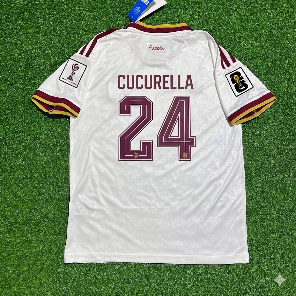 Marc Cucurella 24 – Spanien WM 2026 Auswärts Trikot