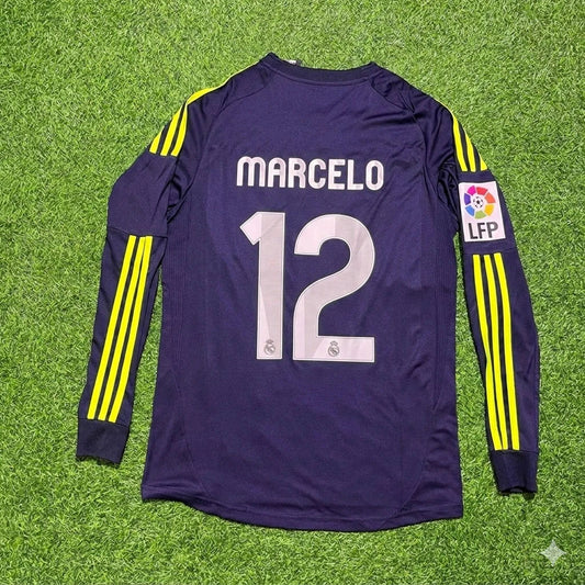Marcelo 12- Real Madrid 2012/2013 Auswärts Langarm Fußballtrikot