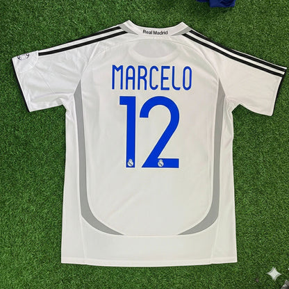 Marcelo 12– Real Madrid 2006–2007 Home Kit Jersey – | Trikot | Maillot Soccer Shirt