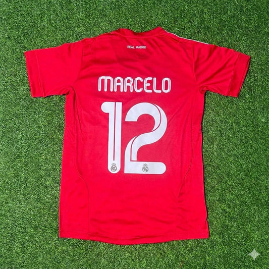 Marcelo 12 - Real Madrid 2011/2012 Rotes Fußballtrikot