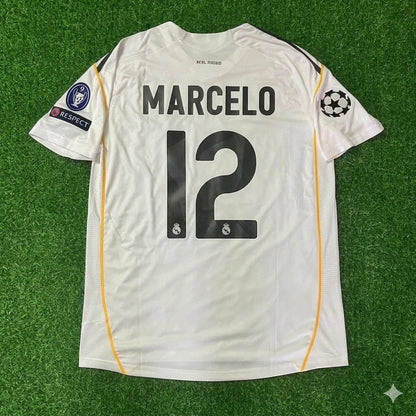 Marcelo Real Madrid 2009 2010 Retro Jersey Soccer Shirt Trikot