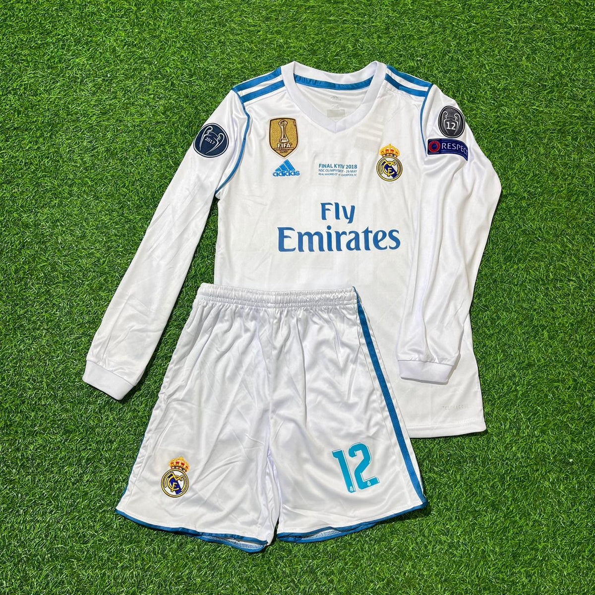 Cristiano Ronaldo Real Madrid Kids Kit Jersey Soccer Shirt KinderTrikot