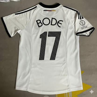 Camiseta retro blanca de Alemania para el Mundial 2002 Japón Corea – Marco Bode
