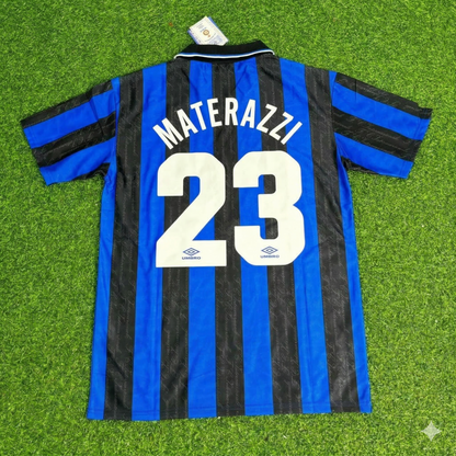 Marco Materazzi Inter Heim Retro Fußballtrikot