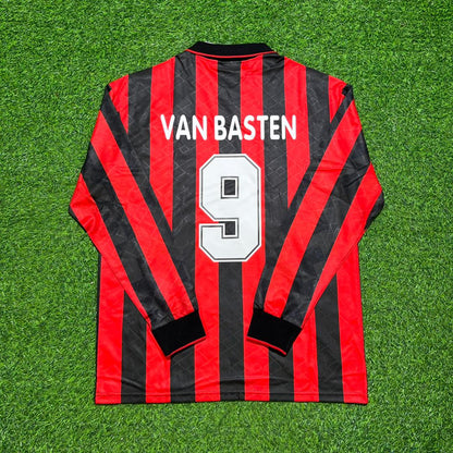 Marco van Basten #9 AC Mailand 1993 1994 Heimtrikot Langarm Retro