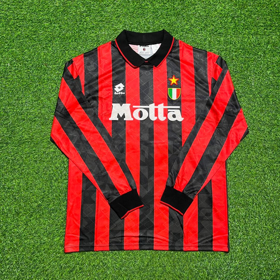 Marco van Basten #9 AC Mailand 1993 1994 Heimtrikot Langarm Retro