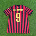 Marco van Basten AC Milan 120th Anniversary Special Golden Retro Football Jersey