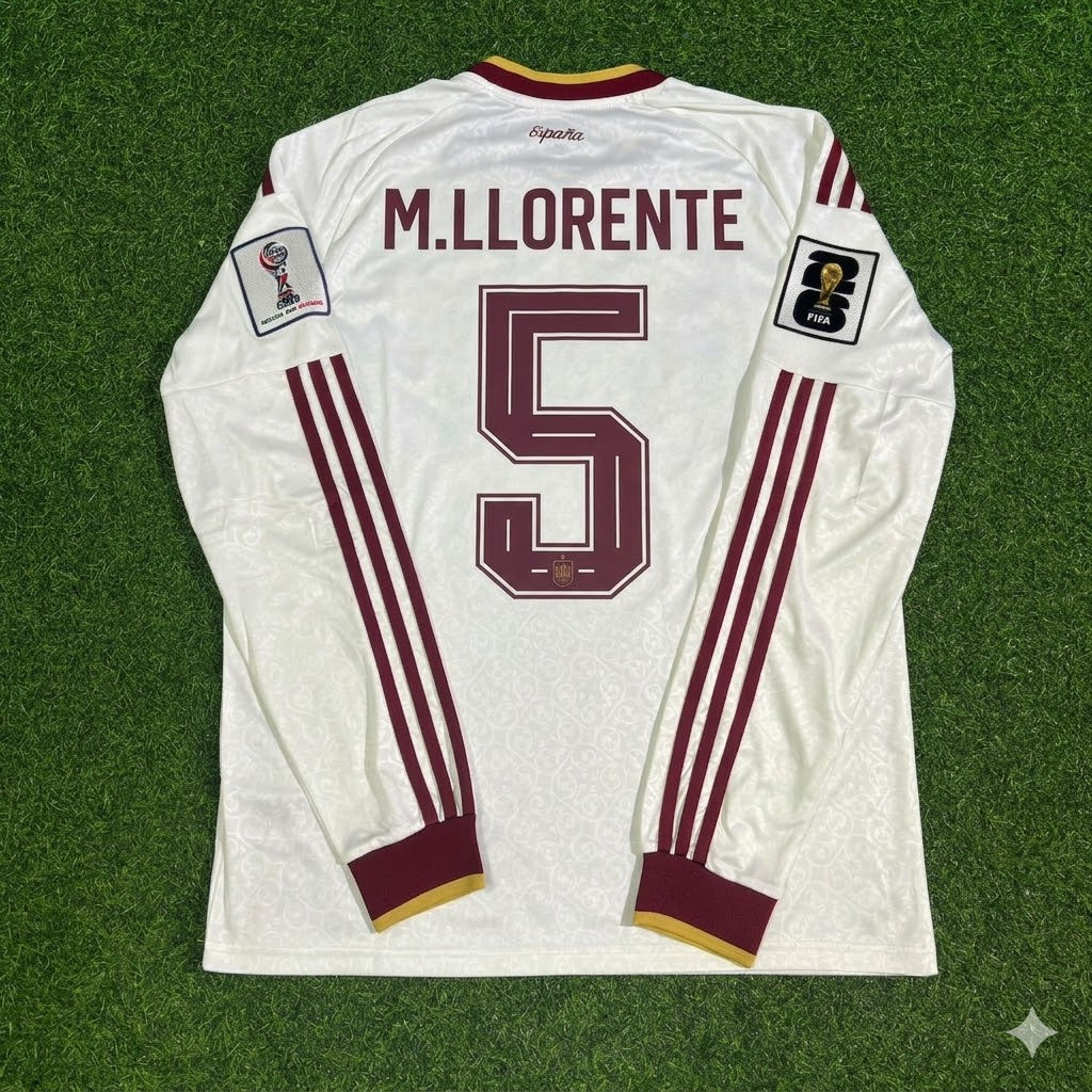 Marcos Llorente #5 Spanien WM 2026 Auswärts Langarm Trikot