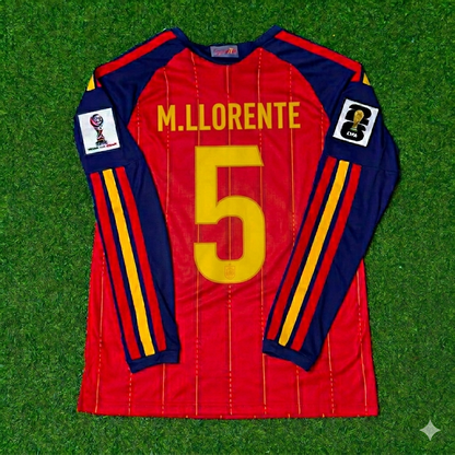 Marcos Llorente #5 Spanien 2026 Weltmeisterschaft Heimtrikot Langarm
