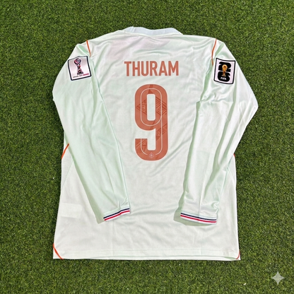 Marcus Thuram #9 France 2026 World Cup Away Long Sleeve Jersey