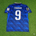 Marcus Thuram 9- Frankreich Heim WM 2026 Blaues Fußballtrikot