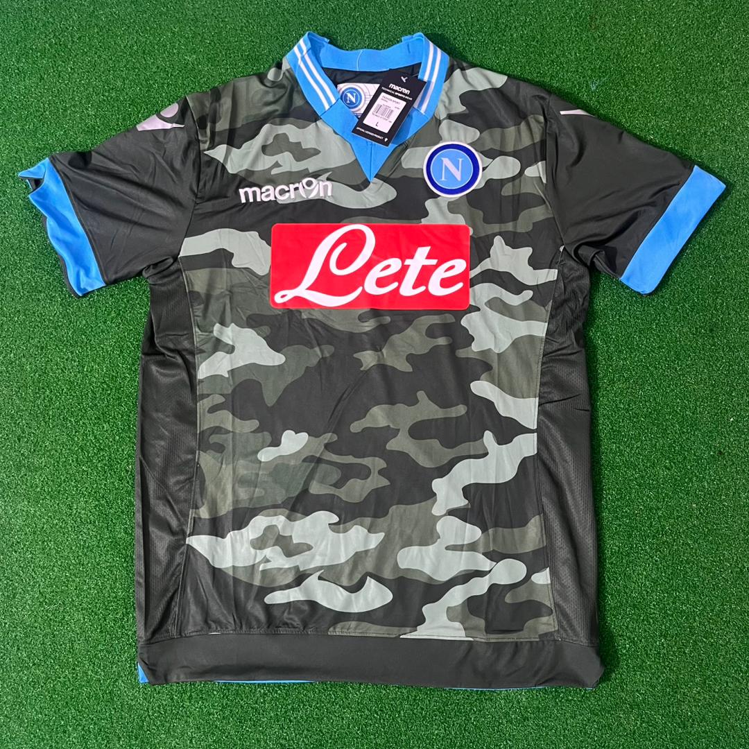 Marek Hamsik 17 – Napoli 2013-14 Retro Kit Jersey Trikot Maillot Soccer Shirt