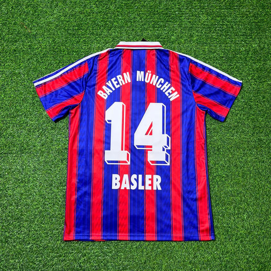 Mario Basler Bayern Munich 1995–1997 Retro Football Jersey Kit