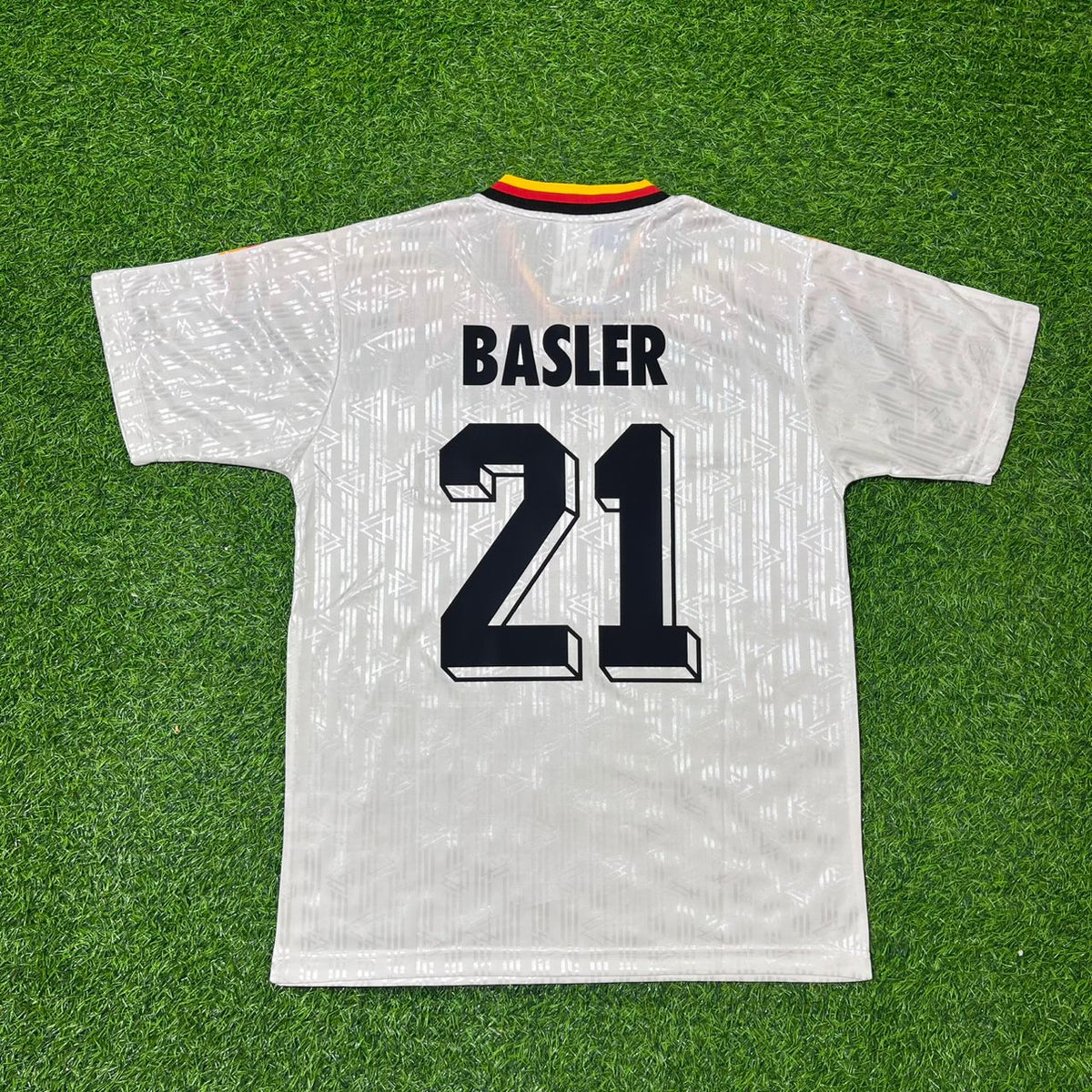 Mario Basler Deutschland 1994 Weltmeisterschaft Retro Football Jersey Kit