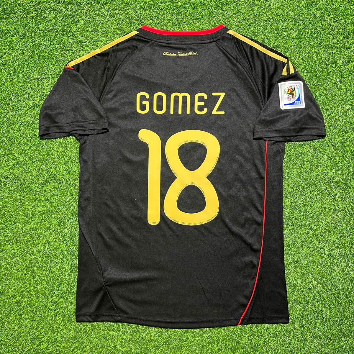 Mario Gomez Germany 2010 World Cup Black Football Jersey