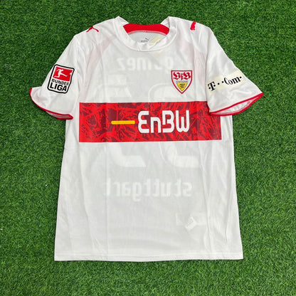 Maillot de football rétro domicile du VfB Stuttgart 2006-07