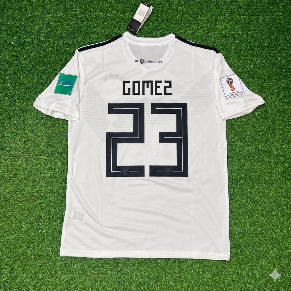 Mario Gomez Germany Deutschland 2018 World Cup Retro Jersey Trikot