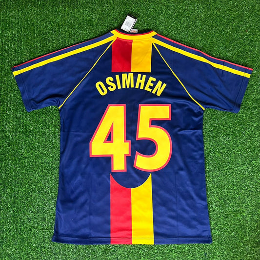 Victor Osimhen 45 – Galatasaray 2000 UEFA Retro Kit Jersey – | Trikot | Maillot | Forma