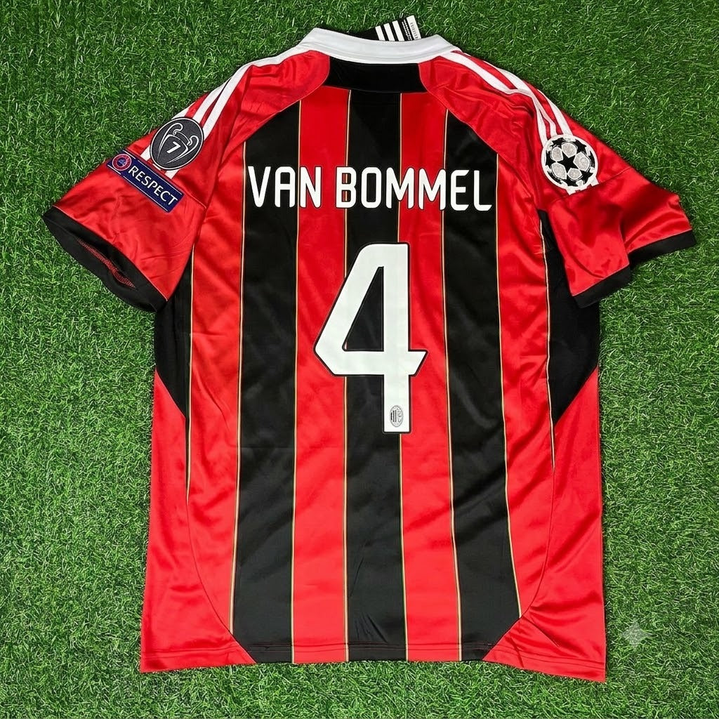 Mark van Bommel – AC Milan Home Retro Kit Jersey – | Trikot | Maillot Soccer Shirt