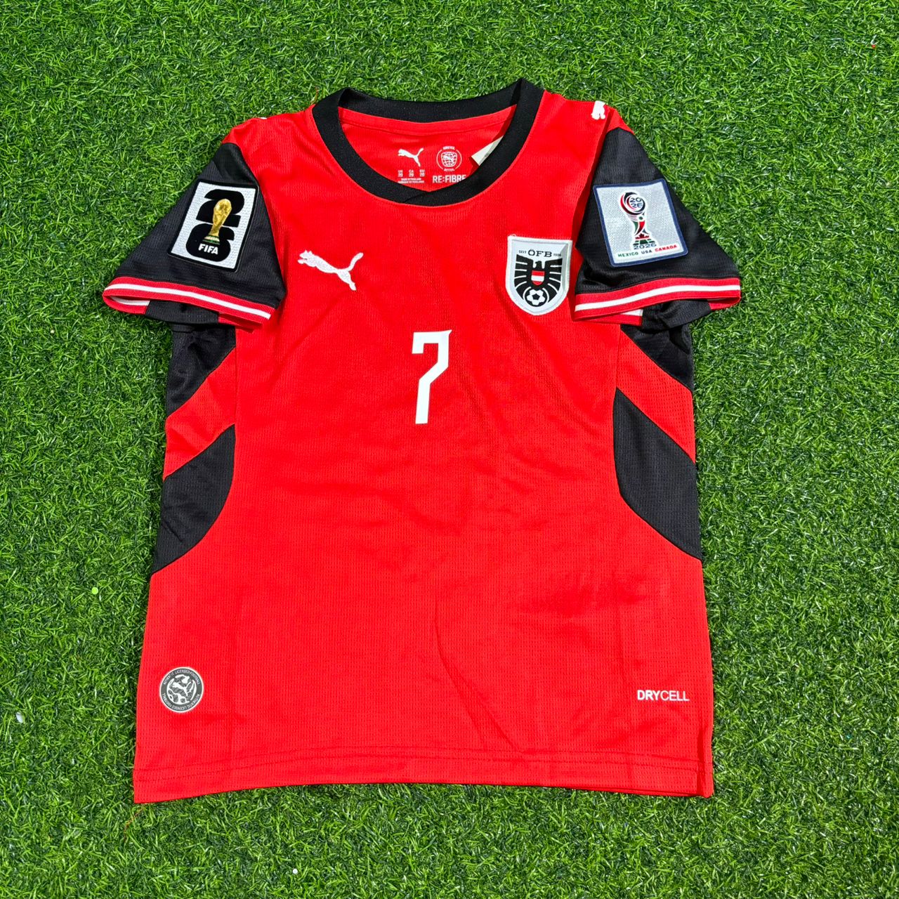 Marko Arnautovic Österreich WM 2026 Kinder Heimtrikot