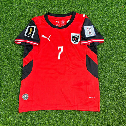 Marko Arnautovic Austria 2026 World Cup Kids Home Football Jersey