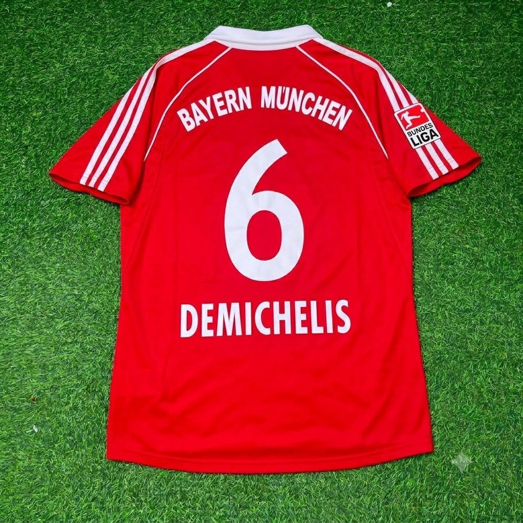 Bayern Munich 2005/06 Bundesliga Red Home Retro Football Jersey – Martin Demichelis