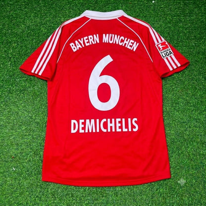 Bayern Munich 2005/06 Bundesliga Red Home Retro Football Jersey – Martin Demichelis