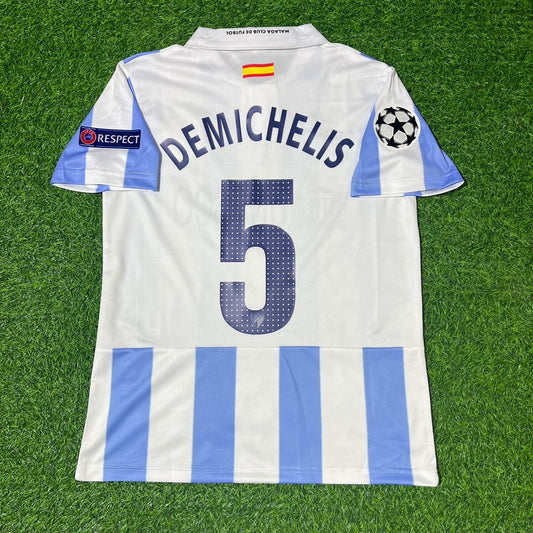 Maillot de football rétro domicile Malaga Martin Demichelis – | Trikot | Maillot - Maillot de football