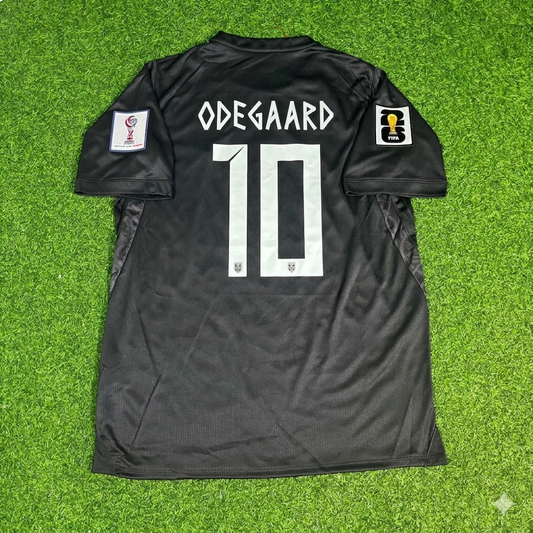 Martin Ødegaard #10 Norwegen WM 2026 Auswärtstrikot Schwarz