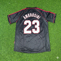 Massimo Ambrosini #23 AC Milan 1998-1999 Black Retro Football Jersey