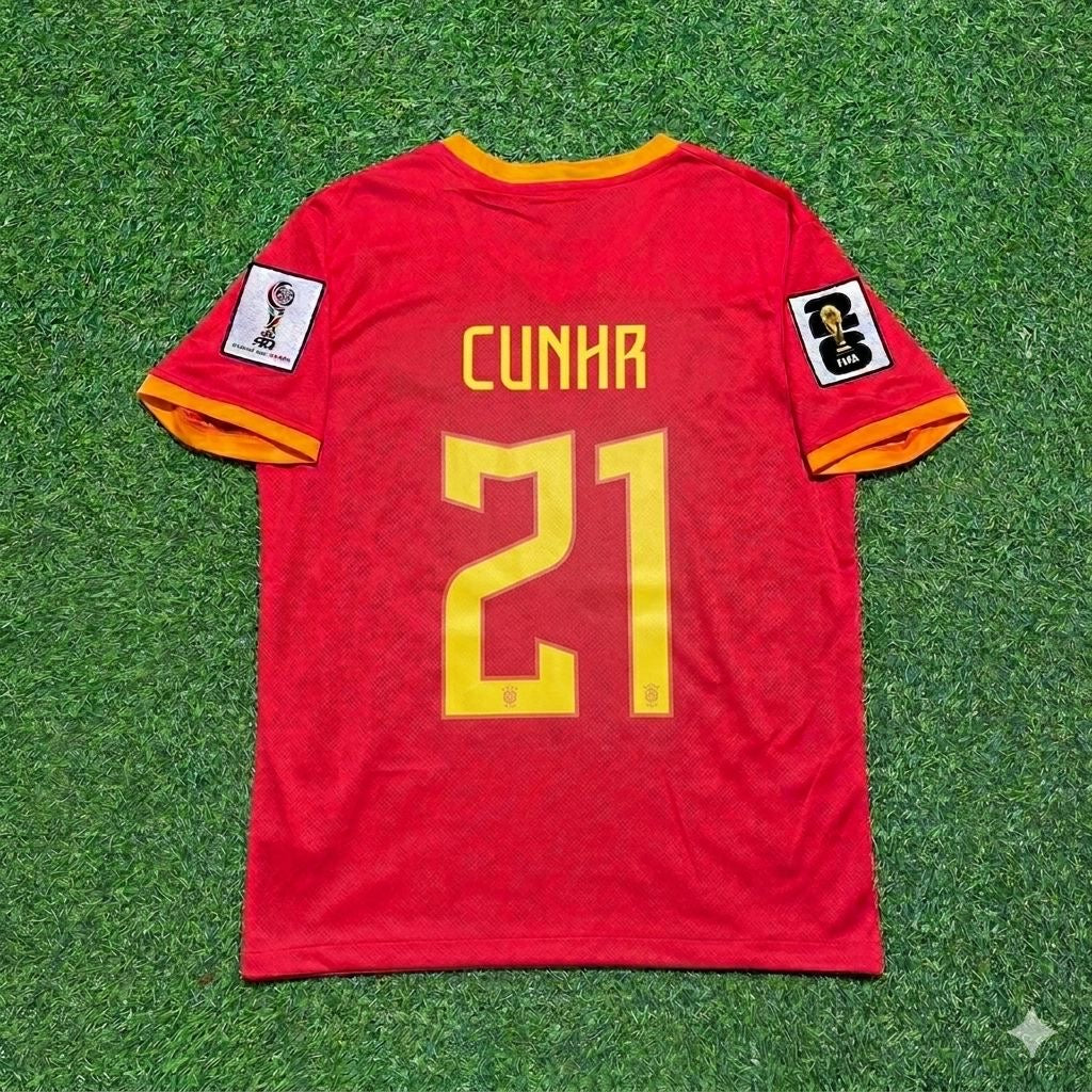 Maillot Coupe du Monde 2026 Brésil Matheus Cunha 21#