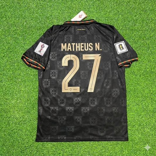 Matheus Nunes #27 Portugal WM 2026 Schwarzes Fußballtrikot