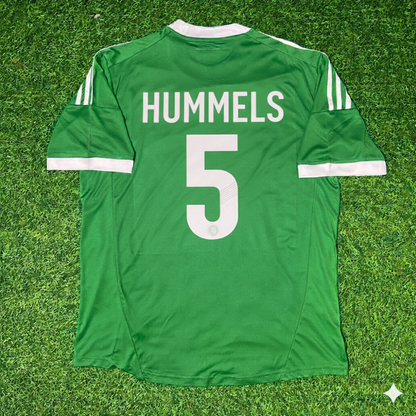 Maillot de football rétro vert Allemagne EURO 2012 – Mats Hummels