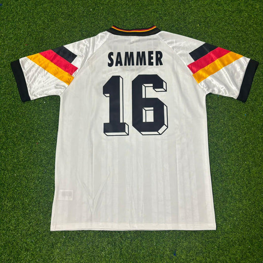 Matthias Sammer Deutschland 1992 Germany Retro Fußballtrikot